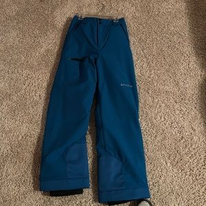 Brand new blue spyder skii pants